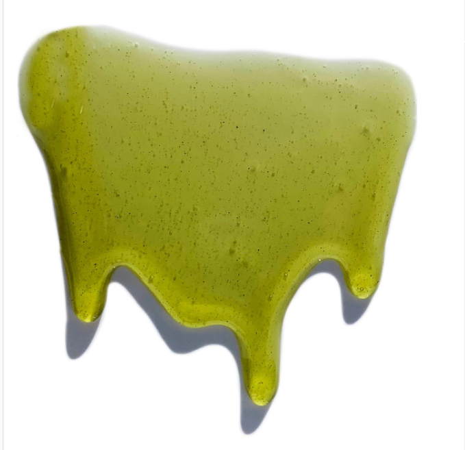 Josh Rosebrook Essential Balm Cleanse close up- green honey like texture